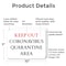 Signmission Keep Out Quarantine OSHA Notice Sign, Plastic, 10in W x 7in L, 2PK OS-2PACK-NS-P-710-25585 - alternate 3